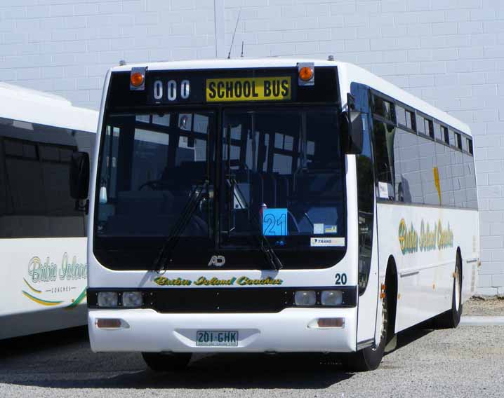 Bribie Island Coaches Hino RG197K Austral Denning Starliner 20